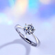 Beautiful wedding ring against the ring of simulation and false diamond ring wedding road with couples to marry the wedding diamond opening can adjust the marriage proposal ceremony simple couple