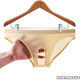 Sexy underwear men's gay thong men's sexy underwear role-playing sexy pervert supplies transparent briefs men's gay supplies white one size