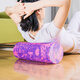 Jiyingfei foam roller muscle relaxation massage roller fitness training Pilates yoga column foam roller blue and green floating point 60cm