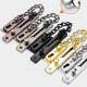 Anti-theft chain door chain door anti-lock buckle household safety chain artifact no punching door chain lock door bolt door latch lock thickened version (no punching/punching) dual-purpose brushed steel