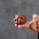 Yuxuan purple sand tea pet ornaments tea play tea art piggy boutique can raise fortune little lucky pig tea tray tea play home little lucky pig-red mud