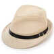 
Mozilan Spring and Summer Outdoor Casual Hat Men Men's Breathable Straw Jazz Hat Straw Hat Breathable Mesh Top Hat Coffee One Size 57-58cm
