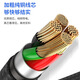 Zhefan is suitable for Xiaomi Youpin Ji Anxi Bei Lei SKG Cervical Massager Yameng ACE Red Light Beauty Device Left Point Moxibustion Box Warm Moxibustion Massager Charger Charging Cable Black USB-C Data Cable Yameng ACE Pro Beauty Device / Eye Eye Radio Frequency Device