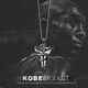 Kobe Collar Pendiente Negro Mamba Memorial Kobe Kobe Baloncesto Logotipo Pendiente Estelar Memorial Regalo XL-728 Black Mamba con cuerda de cuero Recuerde compartir con amigos