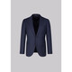 Blue Leopard (LAMPO) all season men's business suit top dark blue jacquard wool slim fit suit dark blue 52 (175/104) C