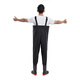Yuduoduo waders, half-length waterproof pants, thickened fishing trousers, wading pants, fishing suits, leather forked pants, sea suits, lotus root digging suits, rubber style black 42