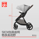 
Good kids stroller swan high landscape stroller can sit and lie lightly foldable with sleeping basket strong shock absorber GB826 [cockpit reversal] A1000 blue-non-carbon fiber