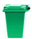 KB1048 Outdoor -Müll kann eine große, verdickte 50 l grüne Einheit: