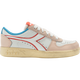 Diadora Diadona Women's Shoes Zapatos de baloncesto Classel Lavado de piedra Viejas zapatillas Retro Board Zapatos Mágicos White/Rose Pink/C9866 38