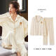 Pajamas para mujeres mangas largas de algodón puro de primavera y otoño de la mujer 2022 Las nuevas mujeres de algodón pueden usar ropa de verano en el hogar W12811 L [Adecuado para 100-120jin [Jin equivale a 0.5 kg]] [suave y cómodo]