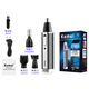 
Kemei (kemei) high-end business fast electric nose hair trimmer multi-function electric shaving eyebrow rechargeable model 4-in-1 nose hair device set KM-6630 (USB)