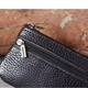 
Jiemou top layer cowhide mini card bag small cow bag men and women retro handmade genuine leather driver's license key bag z1c brown yellow (specially larger version)