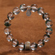 Bao Xin Fanrui BOSFRU Five Elements Missing Wood Green Ghost Crystal Bracelet Balance Wind Lei Yi Gua Hi Wood Belongs to Wood Jewelry Bracelet as a Gift for Boyfriend Five Elements Belongs to Wood Green Ghost Crystal Bracelet-12mm