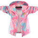 G.Duckkids kleine gelbe Ente Kinderkleidung Mädchen Schockkleidung Frühling und Herbst 2024 Kindermantel Medium großer Kinderbrief Kapuze Windkleidung Jacke 6624-Purpur 110 Empfohlen 4 ~ 5 Jahre alt [100-110 cm] cm