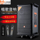 Bett BD-H1583 Outdoor Performance Karaoke Audio Plaza Tanz Audio Hochleistungsstufe Dreiviertel Bühne Mobiler tragbarer Bluetooth-Lautsprecher Subwoofer Home-Verstärker-Player BD-H1083 [10-Zoll-Soundkarte mit drei Viertel Band]