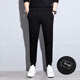 LEXC Light Luxury High-High Grain Sports Sports Pants Summer Spring Autumn Winter New Borded Gold Fashion Pants Loose Plus Velvet Black 3291 más Velvet M Recomendado 90-100 Jin [Jin equivale a 0.5 kg]