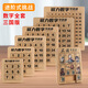 Jiayu Huarong Road Three Kingdoms Números de madera Números de décimo nivel Versión magnética Magnética Estudiantes de niños digitales 4*4 Números principales (1-15) Versión magnética