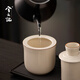 Xiyuanji wine warmer ceramic wine kettle half Jin Jin is equal to 0.5 kg. Household rice wine white wine warmer hot wine set as a New Year gift for dad. Herb gray Yuanyue wine warmer set