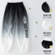McTicco Boys Seda Seda de seda de secado rápido para niños de verano 2025 Nuevos pantalones a prueba de mosquitos de verano Pantalones deportivos grandes para niños Summer de verano 9767 Negro + 5725 Set de gradiente de 140 cm