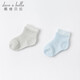 
David BELLA (DAVE/BELLA) [Two pairs] Children's clothing, fashionable lacy children's socks, girls' short socks, new summer boys' baby socks, blue and white group DBX16786 9CM (about 0-12 months, recommended foot length is 12cm