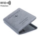 Sky Forest Passport Sac Certificat de stockage Voyage Voyage Hommes et femmes Portefeuille portable Clip de passeport gris