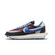 
Nike (NIKE) [Strictly selected good products] Nike Sacai X Nike LDV WAFFLE Three-party joint shoes sports running shoes Black gray and blue deconstructed DJ4877-600 42