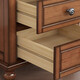 Simeizhuo American Massivholz Kirschholz Nachttschrank Schrank Schrank Seitenschrank Schlafzimmer Möbel Block einfacher Umweltschutz Lagerschrank drei 701 Nacht
