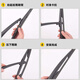 Tiannan Brothers are suitable for the rear window wiper rear wiper original size rubber strip car rear wiper SN9859 13-14-15 model Venucia R50X