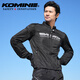 KOMINE SAFETY/INNOVATION Summer full mesh knight jacket light weight anti-fall minimalist style motorcycle riding suit men and women JK-171 Black XL
