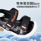 Shepherd Boys Kleinkindschuhe 2025 Sommer Neue Soft-Sole Anti-Rutsch-Babysandalen Zehen Anti-Kollision Leichte Kinderschuhe Camouflage Orange 26 Schuhe Länge 16,5 cm