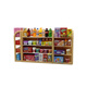 
Timini Mini Simulation Small Supermarket Four-sided Shelves Drinks Foods Playing Snacks 3-6 Years Old Children Playing House Toys Small Items Deluxe Edition - 107-Piece Set [Girls - Mini Supermarket