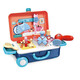 Feidulen Kinderkinder Little Doctor spielen Hausspielzeug Mini Küche Mädchen Baby Reise Li Trolley Box Boy Tools Küche Dual-Purple-Griffhalter Box