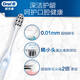 Oral-B micron silver toothbrush professional gum protection antibacterial ultra-fine bristles soft bristles 2 OCC old and new packaging random