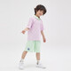 Big Mund Monkey (Paul Frank) Kinderkleidung Kinder Set 2025 Sommer Freizeit vielseitig einfach mittel- und großer Kinder Mode Pull-In-Zweiteiler 272f Hellpurpur 120