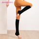 Aixiabu Yoga Socks Autumn and Winter Aerial High-end Pilates Stockings Ankle Ankle Leggings Warm Pile Socks Black A21WT03 One Size