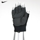 耐克（NIKE）手套健身运动骑行训练哑铃器械锻炼透气防滑撸铁半指NLGC4945M码