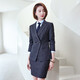 Lido yichen High-End-Anzug professioneller Anzug Firma Arbeitspeakel Temperament Angestellte Arbeitskleidung Business formeller Anzug 695 graue Frauenanzug S s s