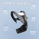 Hubeier Air suspended waist stool baby strap lightweight baby holding artifact pressure relief black and white grid + waist extension belt