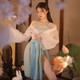 
Women's pajamas sexy suit Role play uniform seductive short skirt Secretary uniform Maid battle robe 6198 lace spliced ​​retro pleated suspender skirt + pants