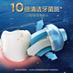 Philips (Philips) Cabellado de dientes eléctrico Serie Zhizhen adaptada a Hx9911hx9912hx9924hx9954hx3792 tienda insignia oficial Zhizhen Protection-HX9053/96-Black 3-PCS