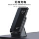 Soege Redmi K60Pro mobile phone case clamshell Redmi K60 full-inclusive 5G new mirror leather case anti-fall and anti-slip protective case window intelligent sleep Redmi K60 Knight Black-Flip window leather case sleep-