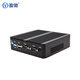 盈驰 微型工控主机双网口双串口嵌入式迷你工控机机器视觉全铝无风扇低功耗mini PC小型台式机电脑 N2830双核+2G+32G固态盘