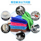 Renying seven-color cleaning rags for household cleaning, absorbent water, not easy to shed lint, thickened towels for wiping glass bamboo fiber dishcloths, 5 rose red coral velvet rags