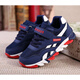 2022 Frühlings- und Herbst -New Mesh atmungsaktives Leder wasserdichte Jungen Sportschuhe Kinderschuhe Jungen mittel und große Kinder Laufschuhe Bekebe Kinderschuhe 689 Graues Baolan Double Net 30