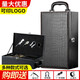 Chuangweiyue red wine leather box wine gift box double packaging box empty box foreign wine leather box wine box wine box black crocodile pattern double box with wine utensils