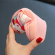 Youmiya Children's Cotton Slippers for Winter Boys and Girls Intérieur Non-Slip Pu Leather Baby Home Cartoon Cute Coton Coton Princess Cotton Chaussures 9889-SLIPPERS / PURPLE 24-25 Taille 15cm