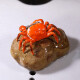 Fuyaji Purely Handmade Purple Clay Tea Pet Ornaments Color Changing Crab Tea Play Bafang Laicai Tea Accessories