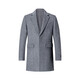 Sept Wolf Woolen Mabinet Men's Mid-Long Veste en laine masculine Haine Fashion d'hiver décontracté Vêtements de vent de vent Vêtements pour hommes 004 (gris de fleur) 2xl 54a