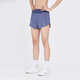 KELME/卡尔美 运动短裤女春季新款速干瑜伽裤防走光健身跑步训练裤 灰蓝色 XL【170/76A】