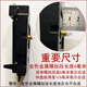 Senjiang Movimiento Swing y Sweeping Segundos Reloj Electronic Reloj creativo Conjunto completo de relojes luminosos con punteros y accesorios de reloj de pared Movimiento de swing + 702 pines negros otros